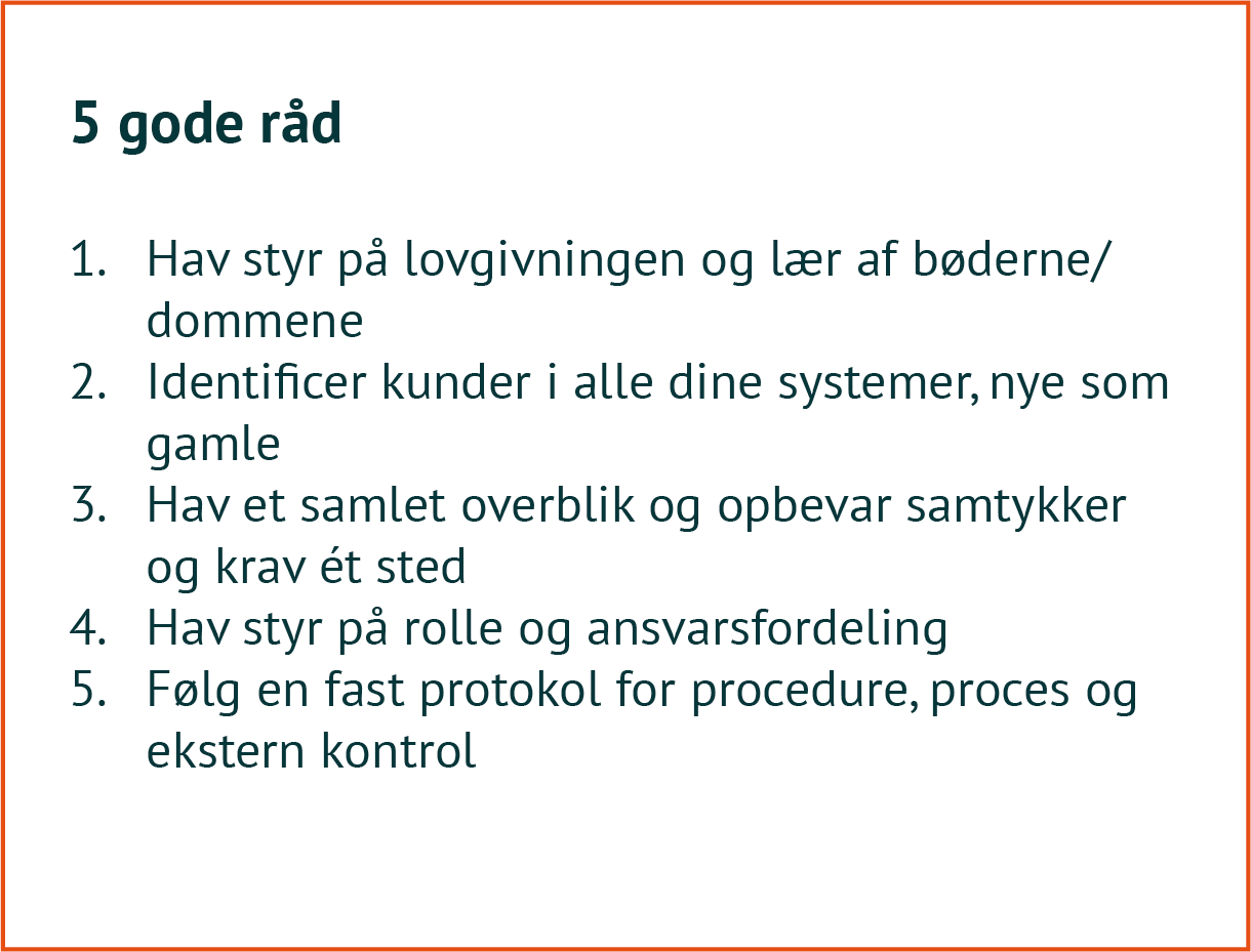 GDPR 5 gode råd